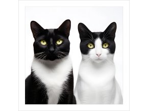 Plakát Kočky u fotografa 3 tisk