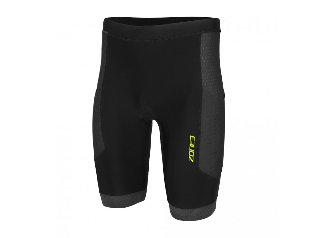 Zone3 Triwear Aquaflo+ Mens Shorts Cutout Black Front