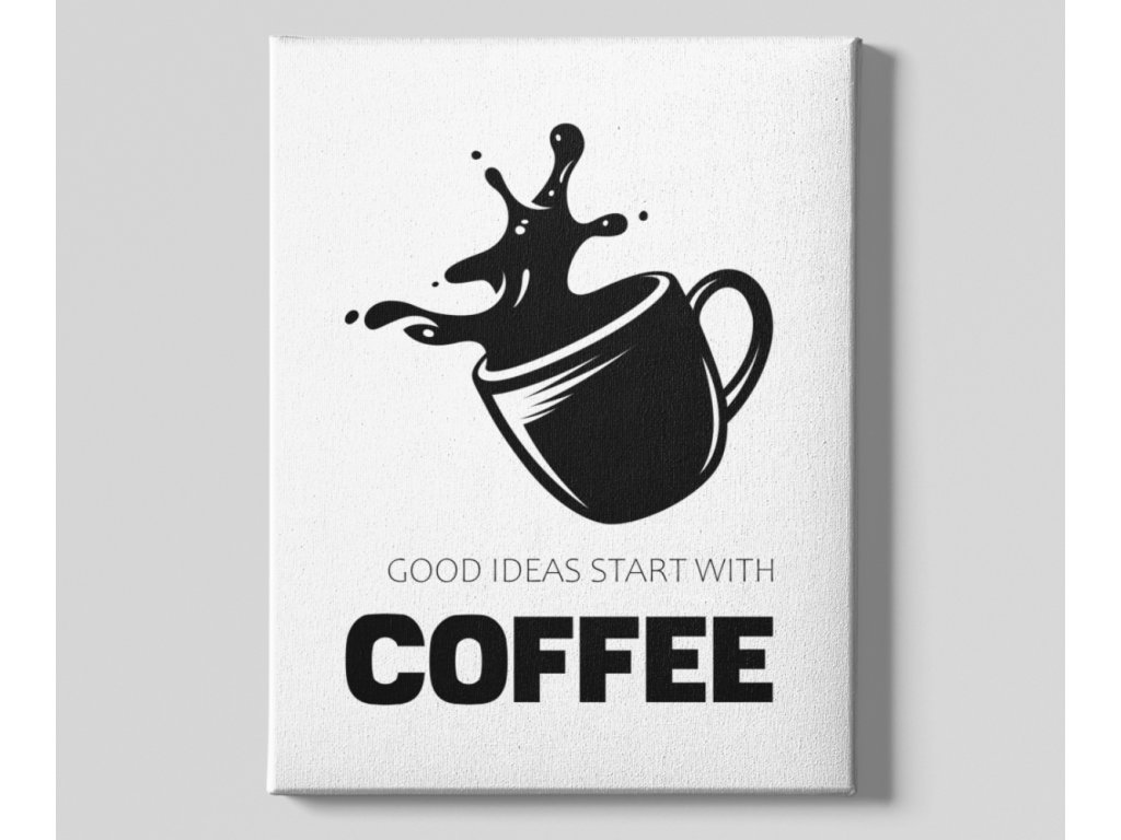 Dekorační obrázek na plátně Coffee ideas Cup