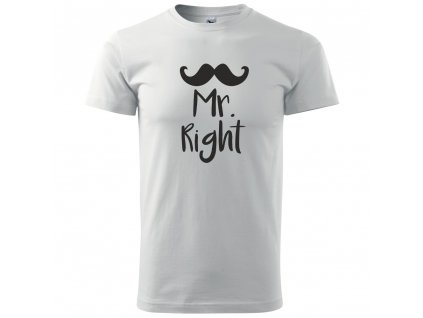 Výprodejové Pánské Tričko MR RIGHT Crazy (vel. 2XL) - Bílé