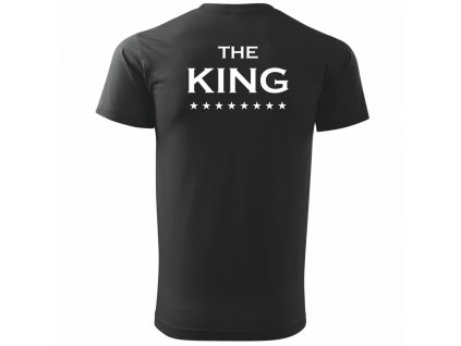 King 01 černé BÍLÝ potisk