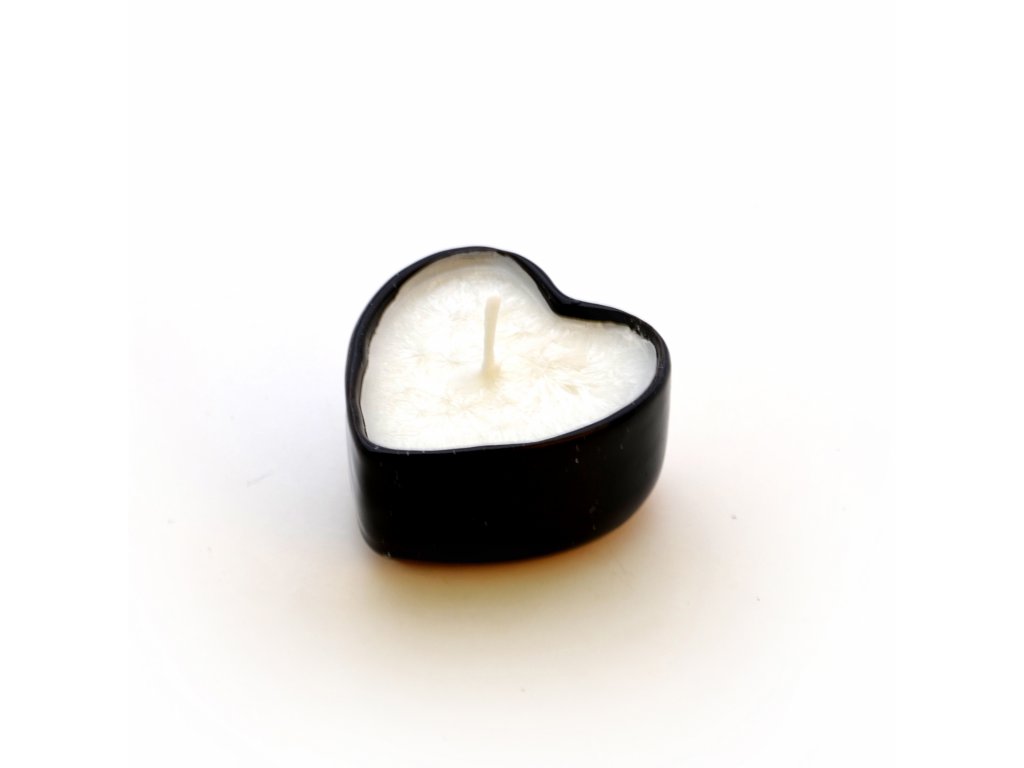 svíčka v misce bílá