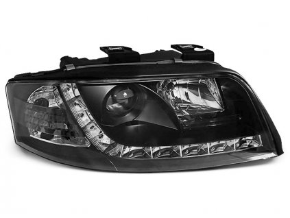 Přední světla Audi A6 01-04 - černé
