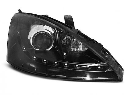 Přední světla Ford Focus 01-04 - černé