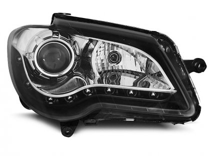 Přední světla VW Touran 06-10 - černé