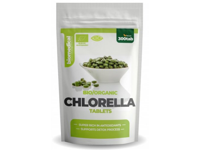 bio chlorella tablety