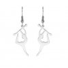 twirler earrings stainless steel