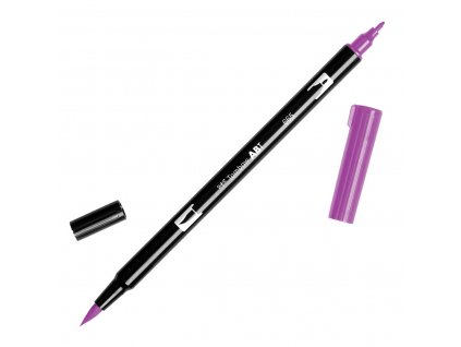 Popisovač Tombow oboustranný ABT Dual Brush Pen 665 - Purple