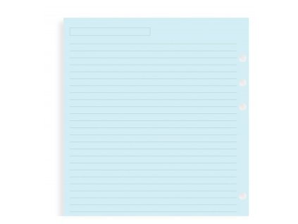 Náplň FILOFAX A5, papír modrý linkovaný