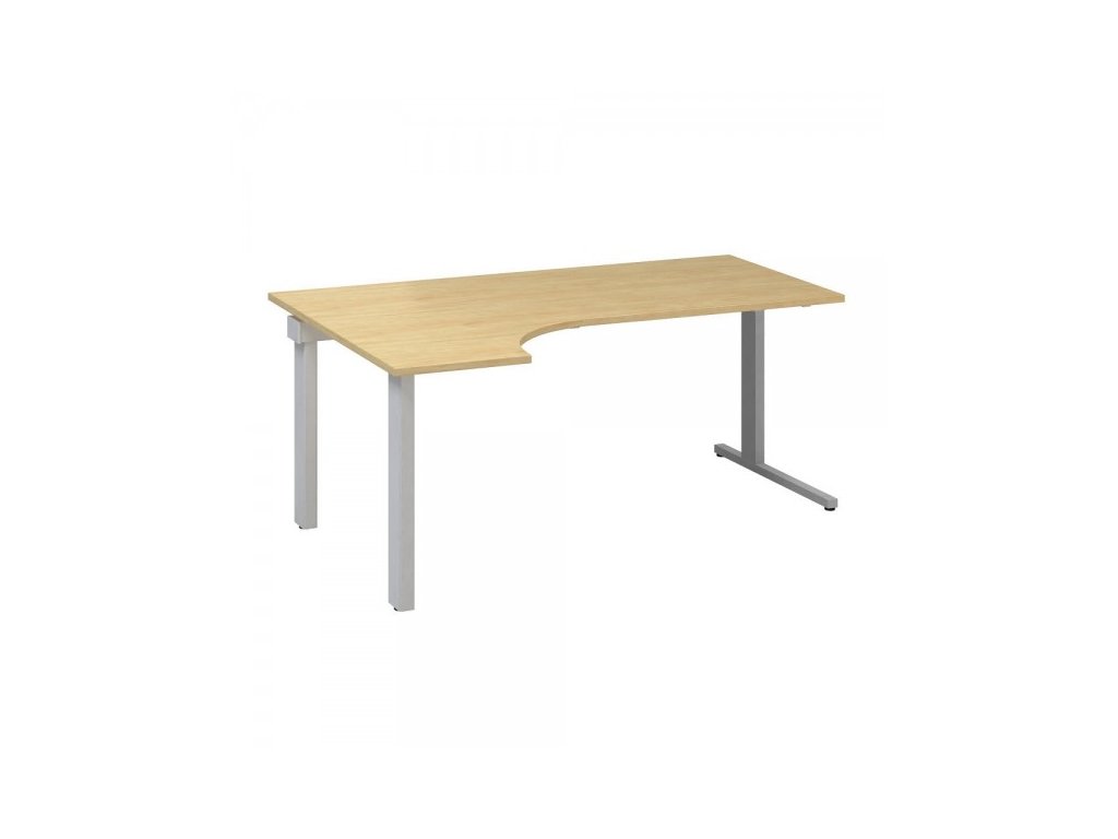 Ergonomický stůl ProOffice C 180 x 120 cm, levý / Hruška