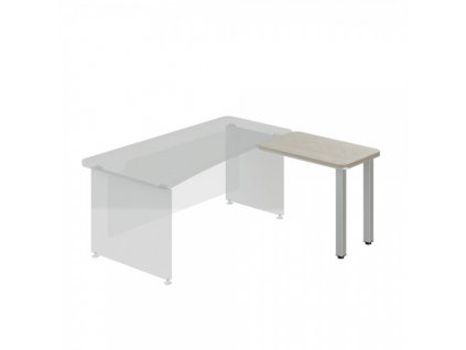 Přístavný stůl TopOffice, pravý, 90 x 55 cm / Driftwood
