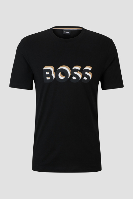 Pánské tričko BOSS Black 50506923 černé