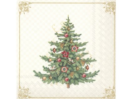Vánoční papírové ubrousky Stromeček 20 ks