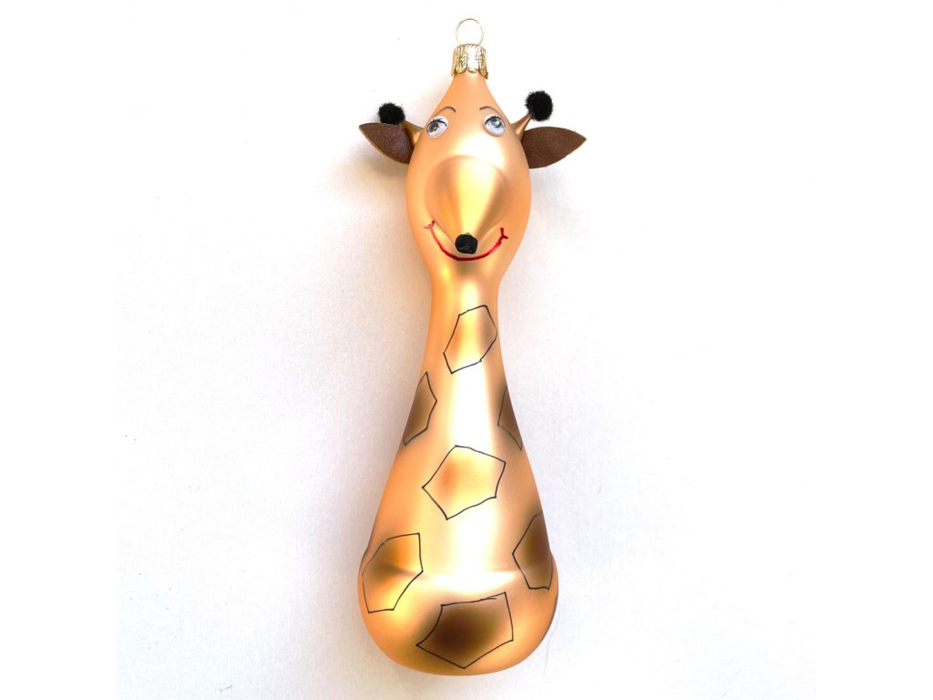 Vánoční ozdoba žirafa