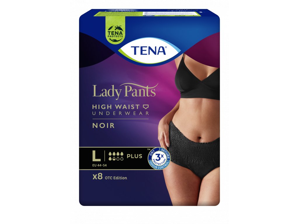 TENA Lady Pants Plus Noir L 8 ks