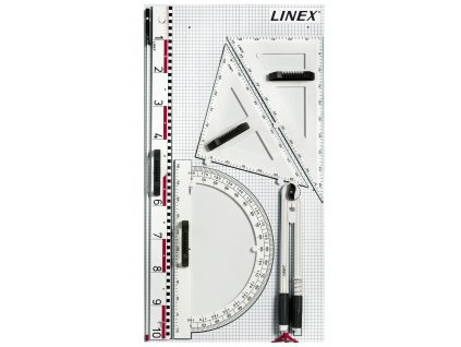 LINEX BB-S sada rýsovacích pomůcek na magnetické tabule