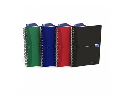Oxford, Zápisník Essentials Recycled, 90 listů, linkovaný, mix barev