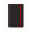 Oxford, Zápisník Black n´ Red Journal, 72 listů, linkovaný, měkké desky, černá