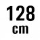 128 cm