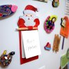 Vianočná magnetka s poznámkovým blokom a ceruzkou KLAUS