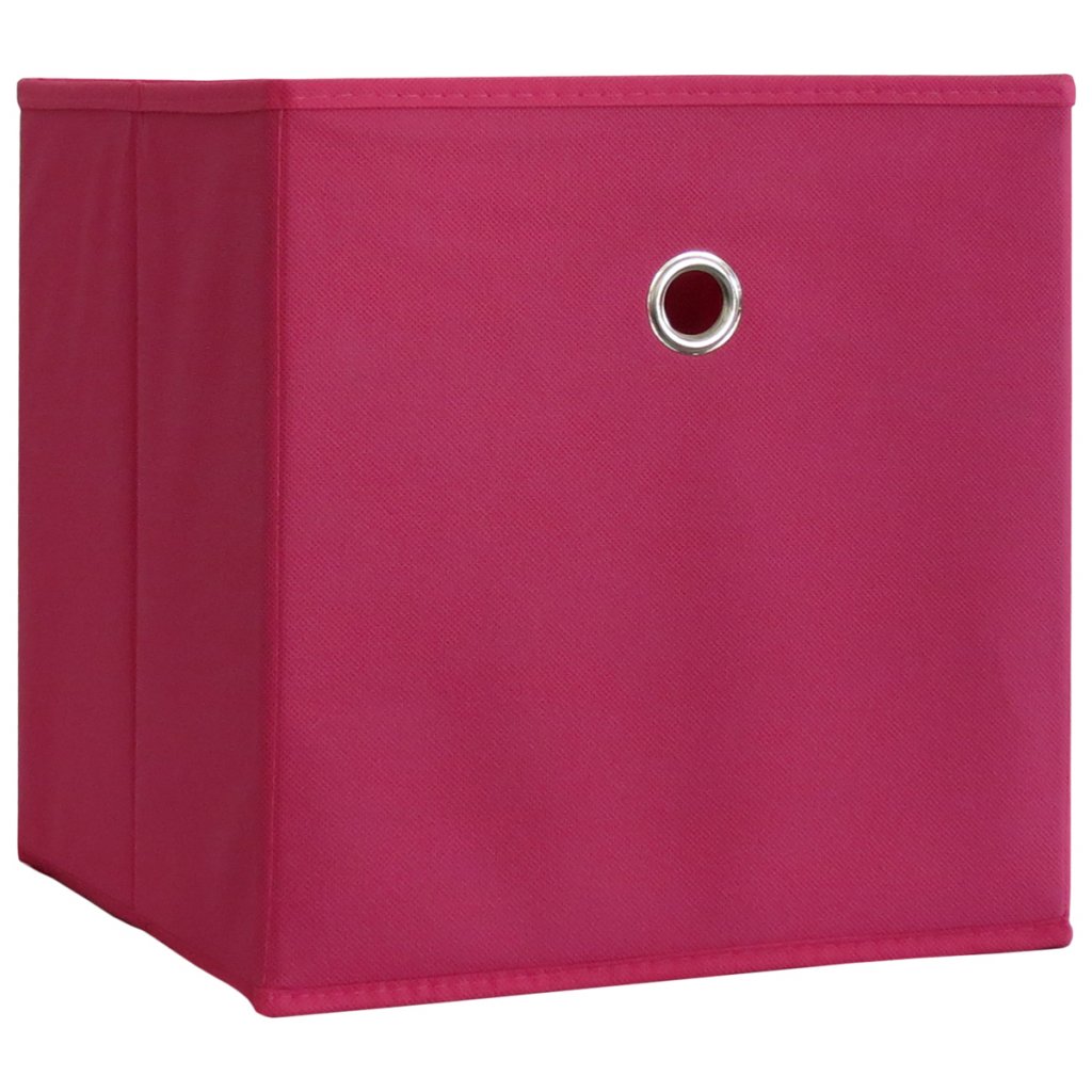Skládací box růžový, 2 kusy