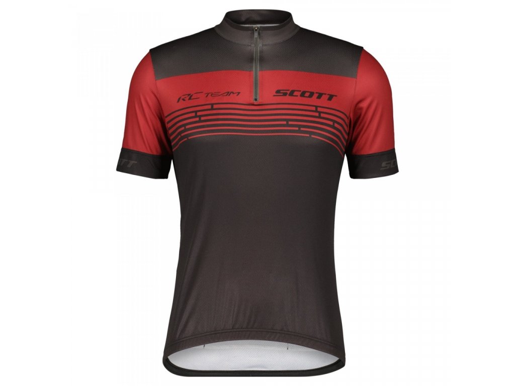 Dres Scott RC Team 20 Shirt Black/Tuscan Red