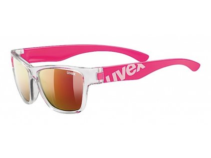 dětské brýle Uvex Sportstyle 508 Clear Pink/Mirror Red