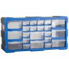 Plastový organizér / box na šroubky, 22 rozdělovníků - MW1503