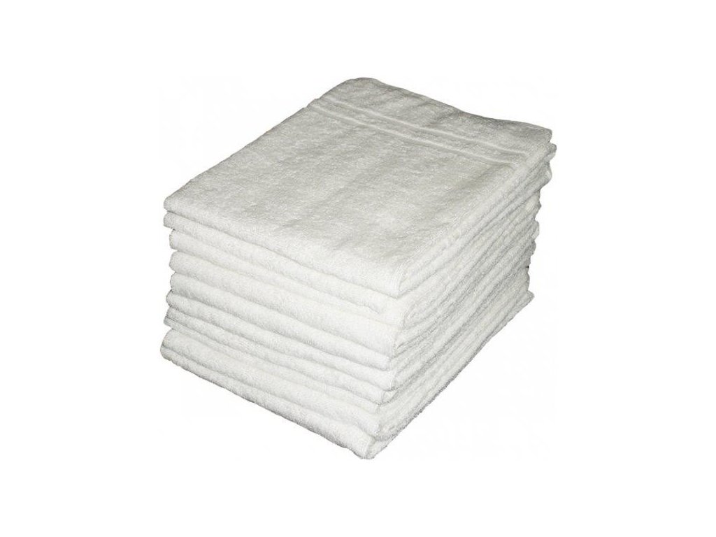 Osuška - froté ručník - bílý - 70x140 cm