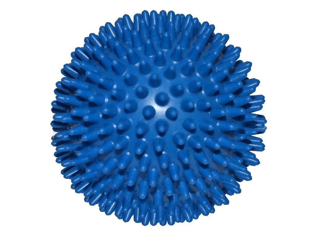 Ježek míč 10 cm modrý