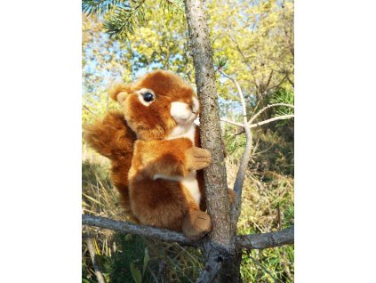 Plyšová Veverička 16 cm