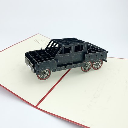 3D prianie Čierny Hummer