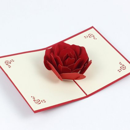 3D prianie Kvet ruže