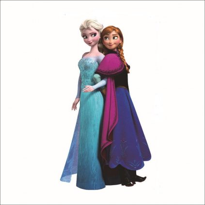 samolepka Elza a Anna Ľadové kráľovstvo Frozen