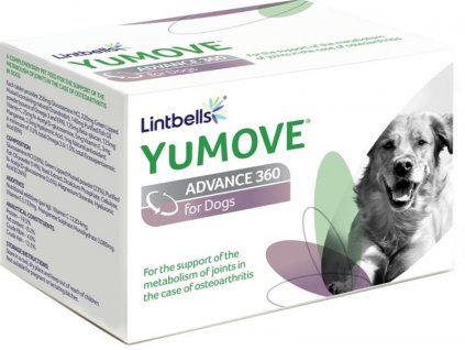 Lintbells YuMOVE Advance 360 pro psy 120 žvýkacích tablet