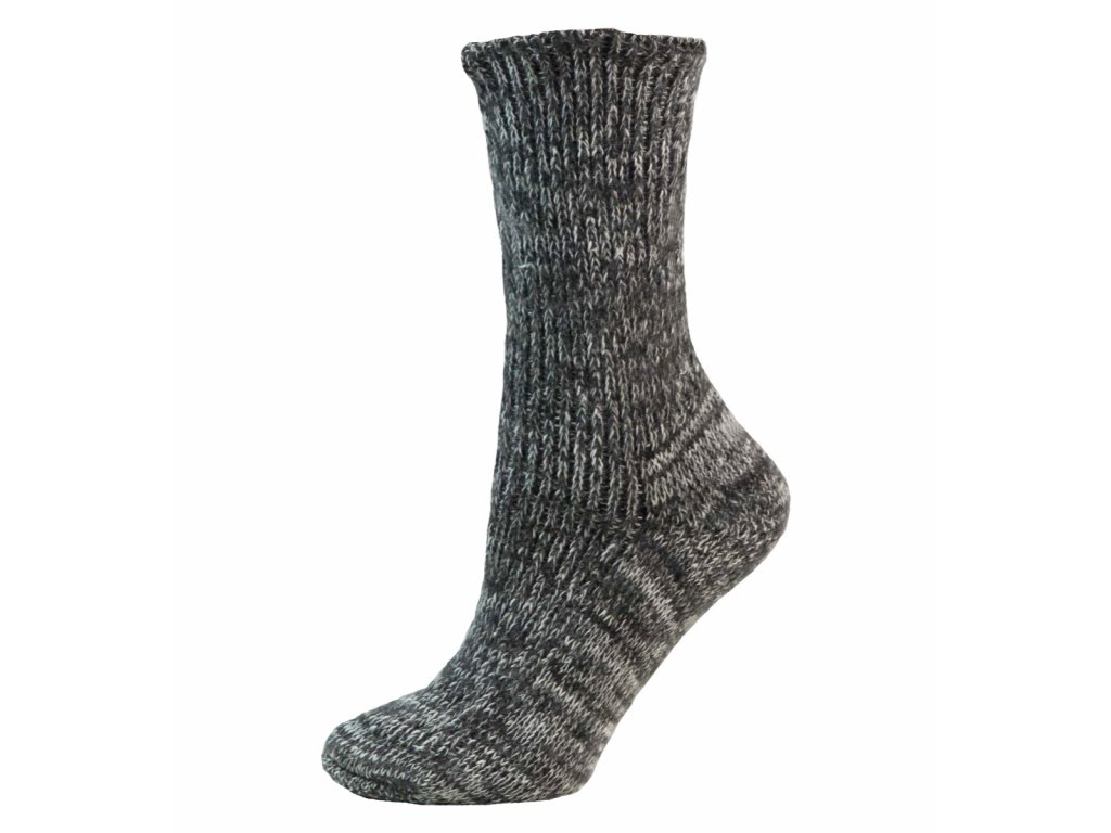 Teplé ponožky SIBIŘ šedé