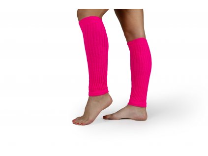 Návleky na nohy VFstyle 35 cm fluo růžové