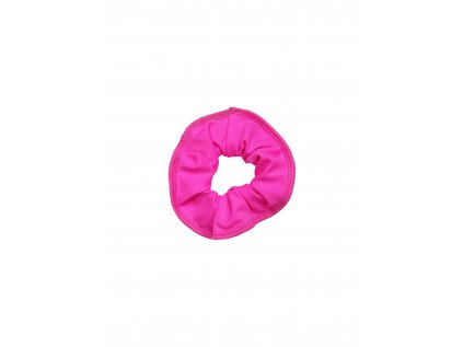 Scrunchie gumička VFstyle neonově růžová