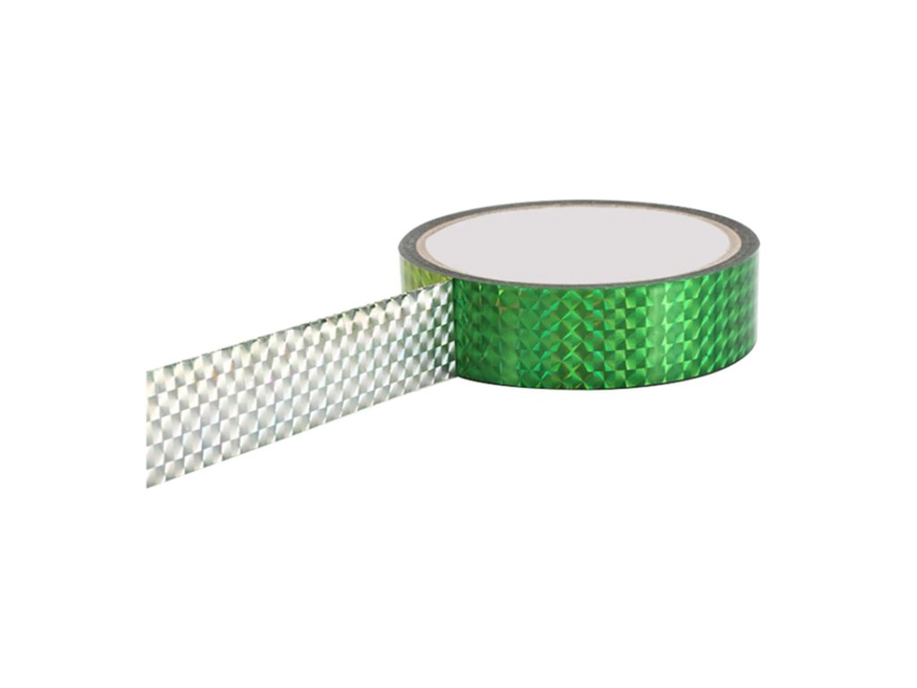 Ozdobná lepiaca páska VFstyle fluo svetlo zelená