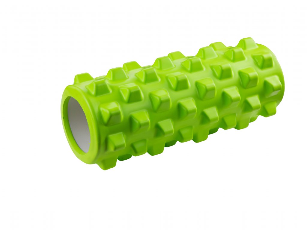 Masážny valec foam roller plus 33x14 cm VFstyle zelený