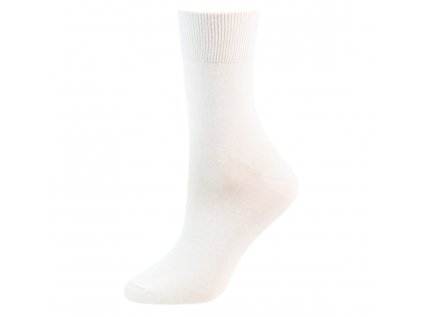 Bavlnené dámske ponožky HIGH biele