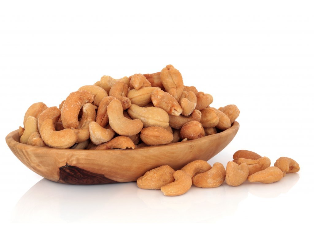 Kešu ořechy pražené solené BIO 3 kg