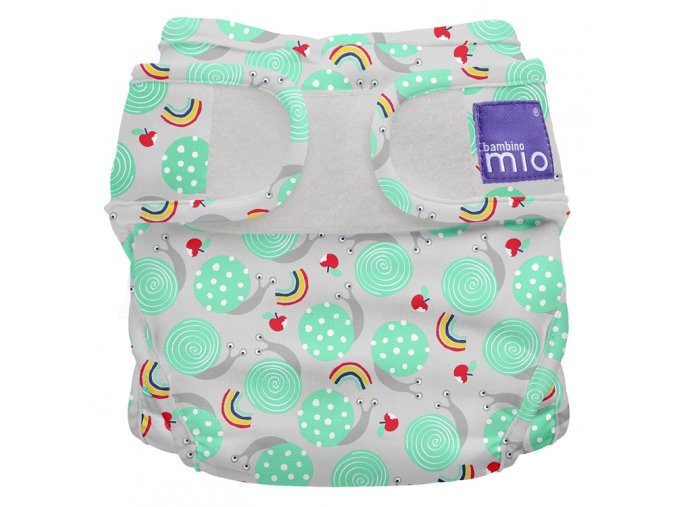 Svrchní látkové plenkové kalhotky Bambino Mio Miosoft Snail Surprise MS1 SNL