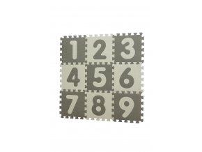 Baby Dan Spielmatte Puzzle Grey mit Zahlen