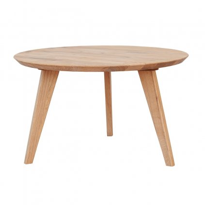Dubový kulatý stolek 70 cm Orbetello