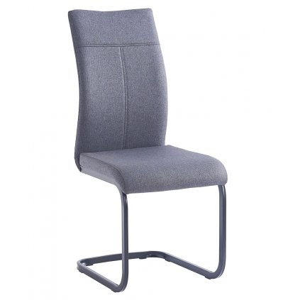 Čalouněná židle COMO černá/šedá