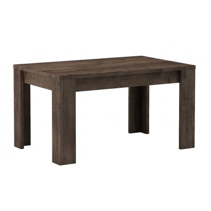 Dřevěný jídelní stůl rozkládací 120x80 v provedení jasan tmavý KN062