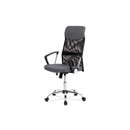 Kancelářská židle šedá látka a černá MESH KA-E301 GREY-OBR1 new