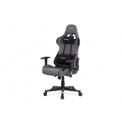 Kancelářská židle čalouněná látkou v šedé barvě KA-F05 GREY-OBR1 new