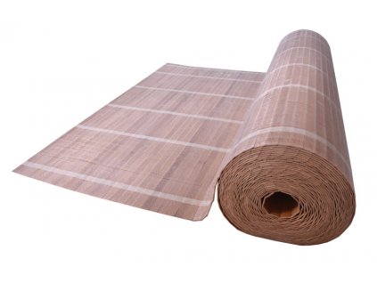 Světle hnědá bambusová rohož za postel - metráž (Rozměry (cm) 90x600)